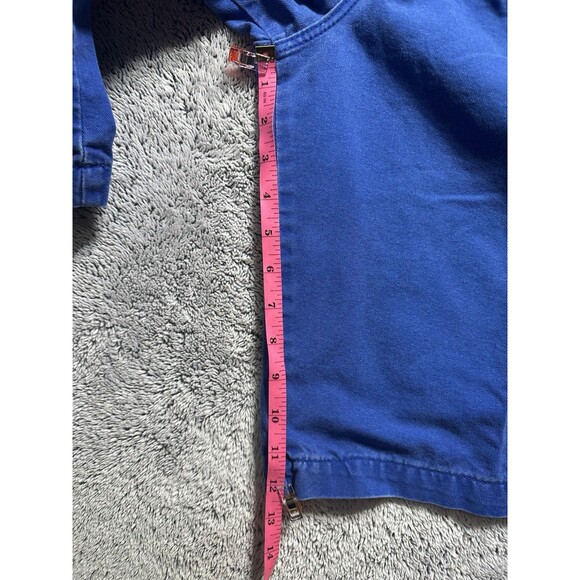 Vintage 90s Streetwear Mens 38 Faded Baggy Loose Denim Short Green Skater Grunge - Picture 7 of 12